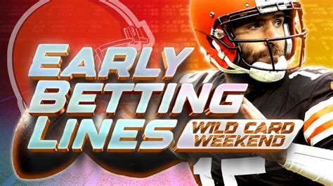 nfl wild card lines|nfl wild card betting.